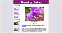 Desktop Screenshot of meneksebakimi.com
